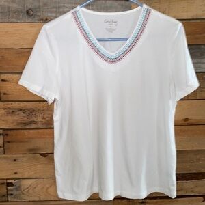 Coral Bay Cotton Blouse Petite